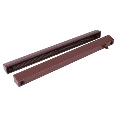 Slotvent 4000 S uPVC/Timber Window Vent With Front Operation Switch - Brown