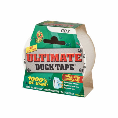 Duck Tape Ultimate Duct Tape - 50mm x 20m - Clear