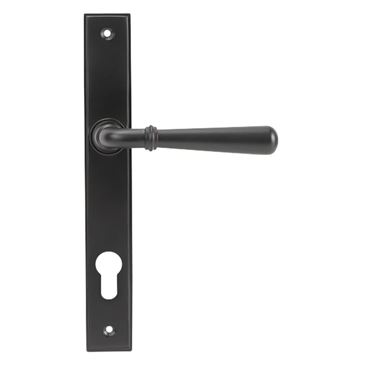 Newbury Aged Bronze uPVC Slimline Multipoint Door Handles - 92mm c/c