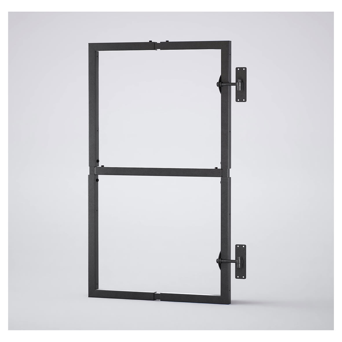 Advanced Adjustable Gate Frame Kit - 1950mm Gate Height - Black Powder Coated