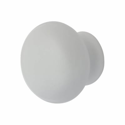Ceramic/Porcelain Round Cabinet Knob - 35mm Diameter - White