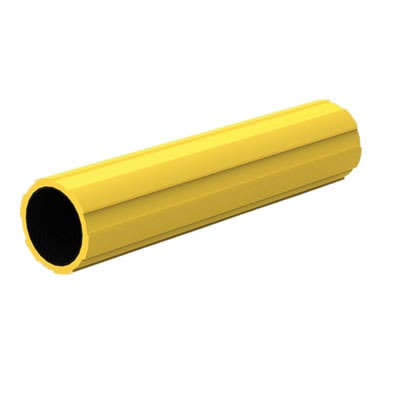 FibreRail 45mm Tube - Key Clamp System - 845mm Length - Yellow