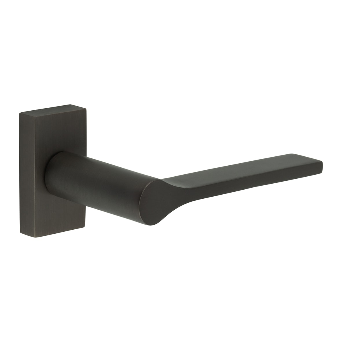 Dark Bronze uPVC Multipoint Door Handles on Rectangular Rose - CR-105 Range