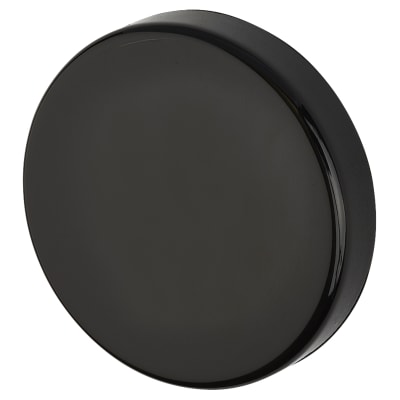 Nylon Blank Escutcheon - 52mm Diameter - Ebony Black - Pair