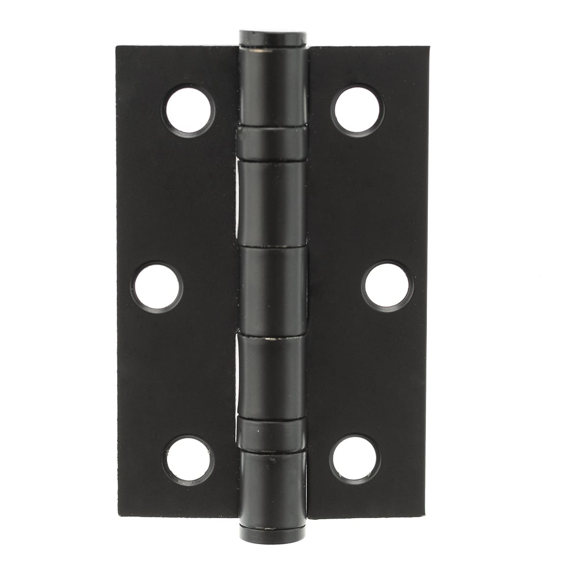Twin Ball Bearing Hinge - 76 x 49 x 2mm - Matt Black - Pair