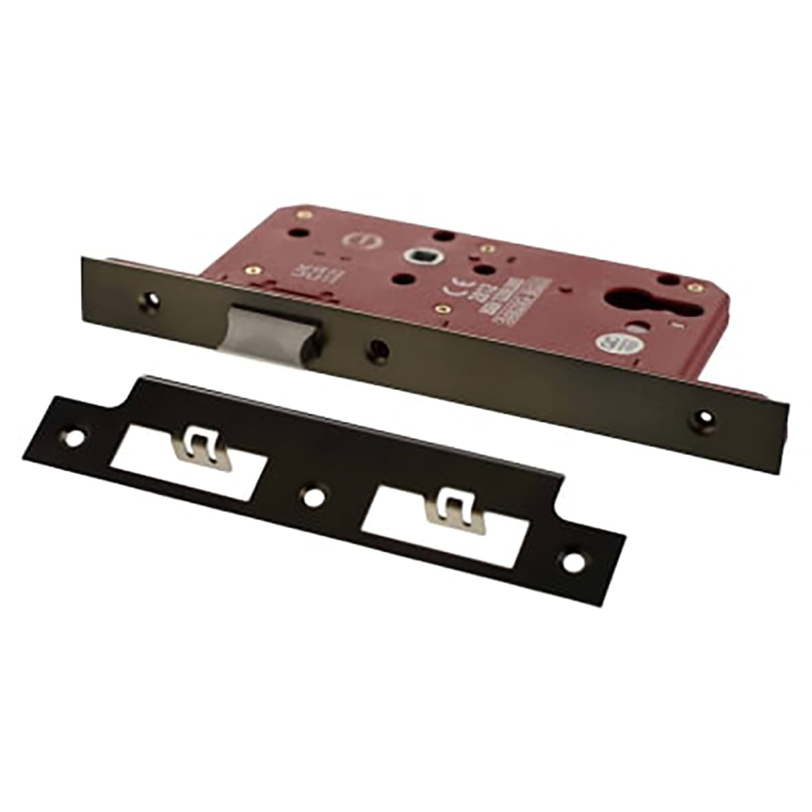DIN Latch - 88mm Case - 60mm Backset - Square - Urban Dark Bronze