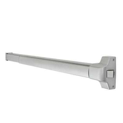 Single Door Touchbar Panic Latch - Timber/Metal - Satin Stainless Steel
