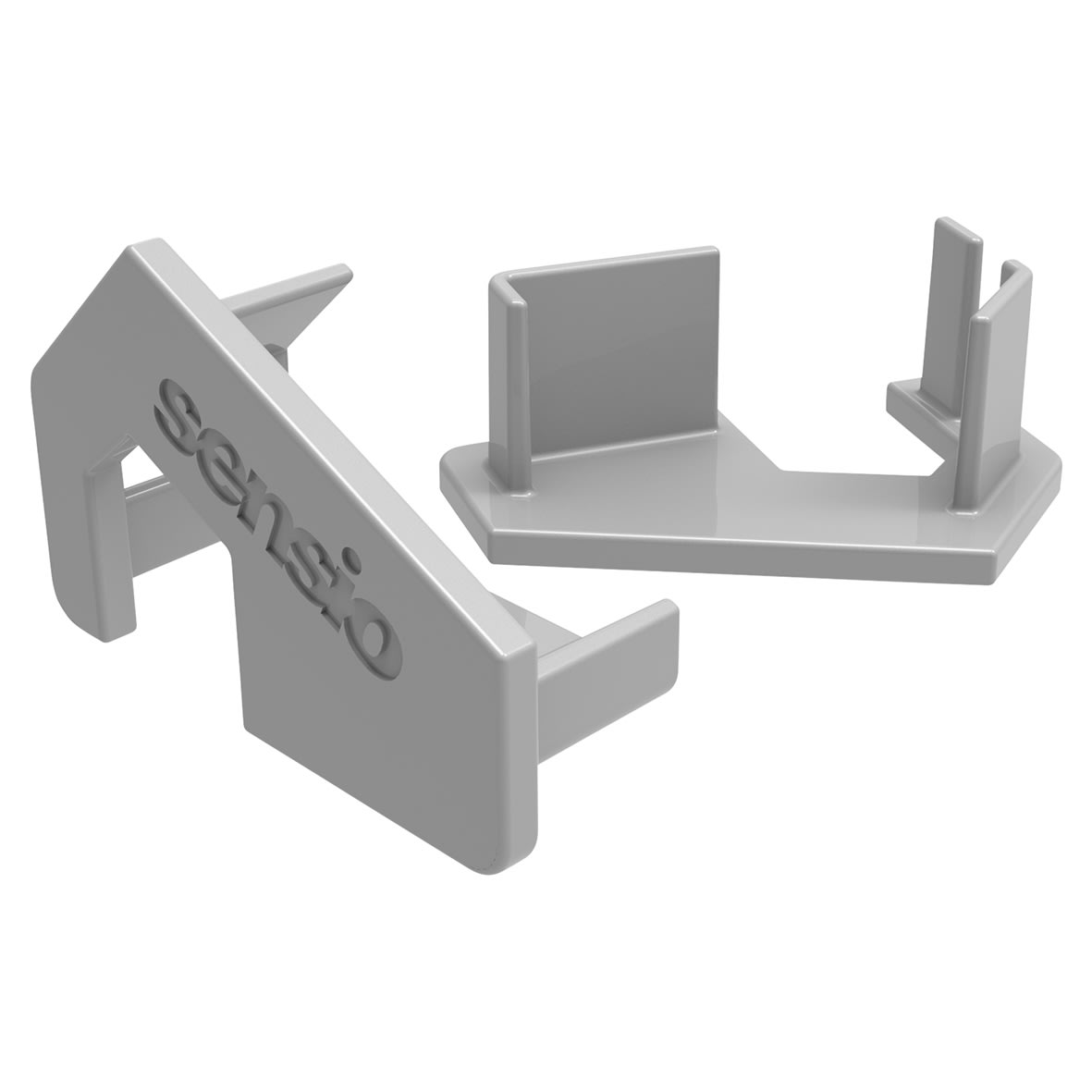 Ray End Cap Set - Silver