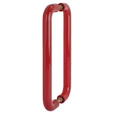 Rouge Red Nylon D-Bar Door Pull Handles - Back to Back - 600mm c/c