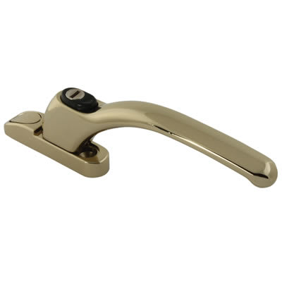 uPVC/Timber Connoisseur Inline Locking Multipoint Window Handle - Dual - Hardex Gold