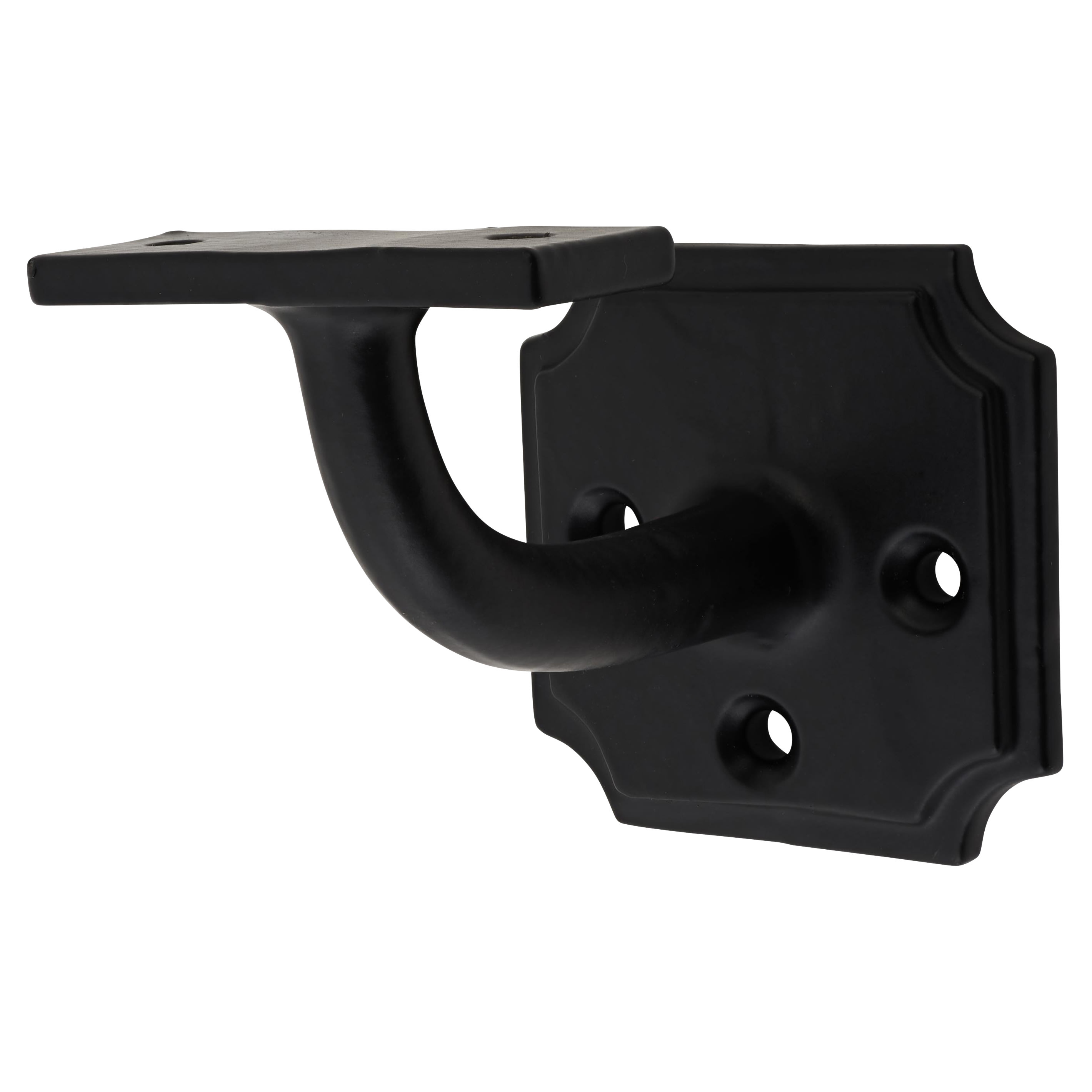 Handrail Bracket - 63mm Projection - Antique Black Iron