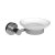 Style Soap Dish Holder - 135 x 125 x 85mm - Polished Chrome