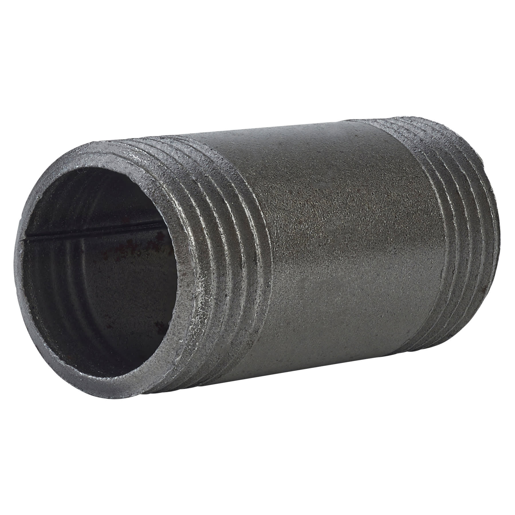 3/4" Pipe Shelving Iron Threaded Pipe - 1.5"/40mm Length - Grey