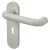 Diamond White Nylon Steel Core Safety Keyhole Lock Door Handles - Paris Range