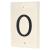 Limestone Screw Fix Door Numeral - 0 - 140 x 90mm - Natural Limestone