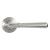 Satin Stainless Steel Door Handles on Round Beehive Rose - Newbury Range