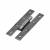 H Door Hinge - 84 x 34 x 2mm - Pewter - Pair
