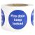 Self Adhesive Vinyl Labels - Fire Door Keep Locked - 80 x 80mm - Roll of 250