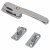 Craftsman Locking Casement Window Fastener - Reversible - Polished Chrome