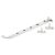 Bulb End Casement Window Stay - 10"/250mm Length - Polished Chrome