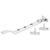 Victorian Casement Window Stay - 8"/200mm Length - Polished Chrome