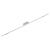 Slim U-Rail Offset Espagnolette uPVC Window Lock - 600mm Length - 20mm Backset - 8mm Cam