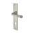 Pewter Long Plate Euro Lock Door Handles - Long Plate - York Range - 241 x 48mm