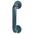 Anthracite Grey Nylon D-Bar Door Pull Handle on Rose - Screw Fix - 220mm c/c