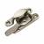 Heavy Duty 14mm Narrow Keep Locking Fitch Sash Window Fastener - 65 x 14mm - Satin Nickel