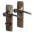 Antique Bronze Bathroom Door Handles - Buckingham Range - 152 x 41mm