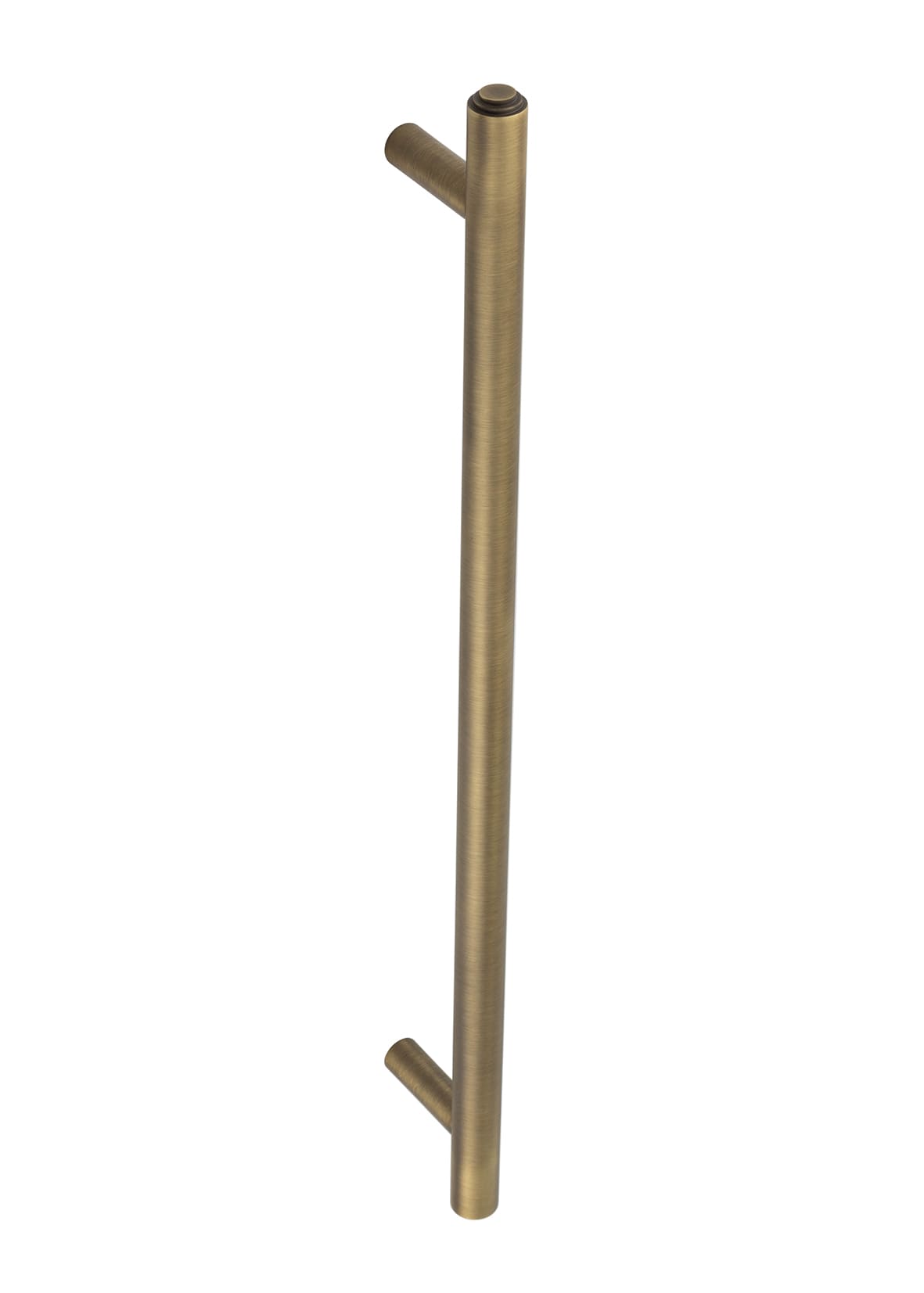 Antique Brass 20mm T-Bar Door Pull Handle - Bolt Fix - 425mm c/c - Belgrave Range