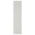 AR624A Nylon Self-Adhesive Plain Finger Plate - 305 x 75mm - Diamond White