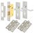 Satin Chrome Victorian Scroll 3 Lever Sashlock Door Handles Pack