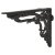 Nouveau Shelf Bracket - 210 x 160mm - Black