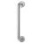 Satin Aluminium 19mm D-Bar Door Pull Handle on Rose - Screw Fix - 150mm Centres