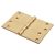Quality Projection Hinge - 102 x 152 x 4mm - Polished Brass - Pair
