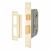 2295 2 Lever Sashlock - Keyed Alike Number M40H - 76mm Case - 57mm Backset - Polished Brass
