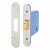 Architectural 5 Lever Deadlock - 78mm Case - 57mm Backset - Radius - Satin Stainless Steel