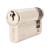 5 Pin 56mm Euro Single Cylinder - 45 + 11mm - Polished Nickel - Keyed to Differ