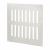 Plain Slotted Vent - 242 x 242mm - 13500mm² Free Air Flow - Polished Stainless Steel