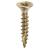 Classic Pozi Countersunk Wood Screws - 4.5 x 25mm - Yellow Zinc - Pack of 200