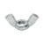 Wing Nut - M6 - Bright Zinc Plated - Pack of 10