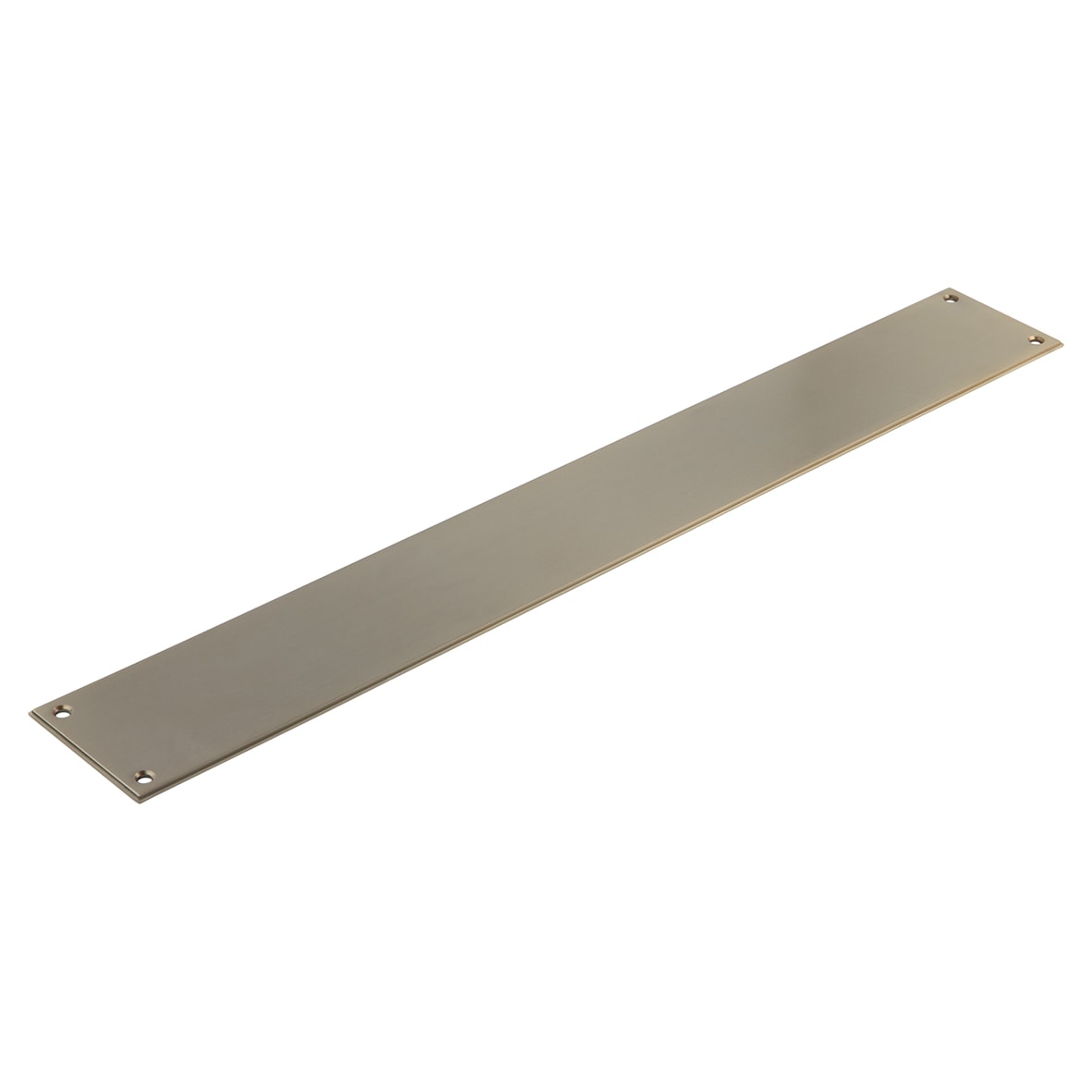 316 Stainless Steel Finger Plate - 550 x 74 x 3mm - Antique Brass