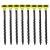 Collated Coarse Thread Drywall Screws - 3.5 x 38mm - Black Phosphate - Pack of 1000