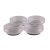 Furniture Castor Cups - 65 x 23mm - Clear - Pack of 4