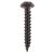 Blackjax Pozi Round Head Wood Screws - 6 x 3/4" - Exterior Black Organic - Pack of 200