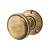 Marcus Antique Brass Mortice Door Knob - 69mm Rose Diameter - Richmond Range