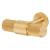 13mm Knurled T-Bar Cabinet Knob - 50 x 40mm - Satin Brass