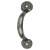 Pewter Bean D-Bar Door Pull Handle - Screw Fix - 75mm Centres