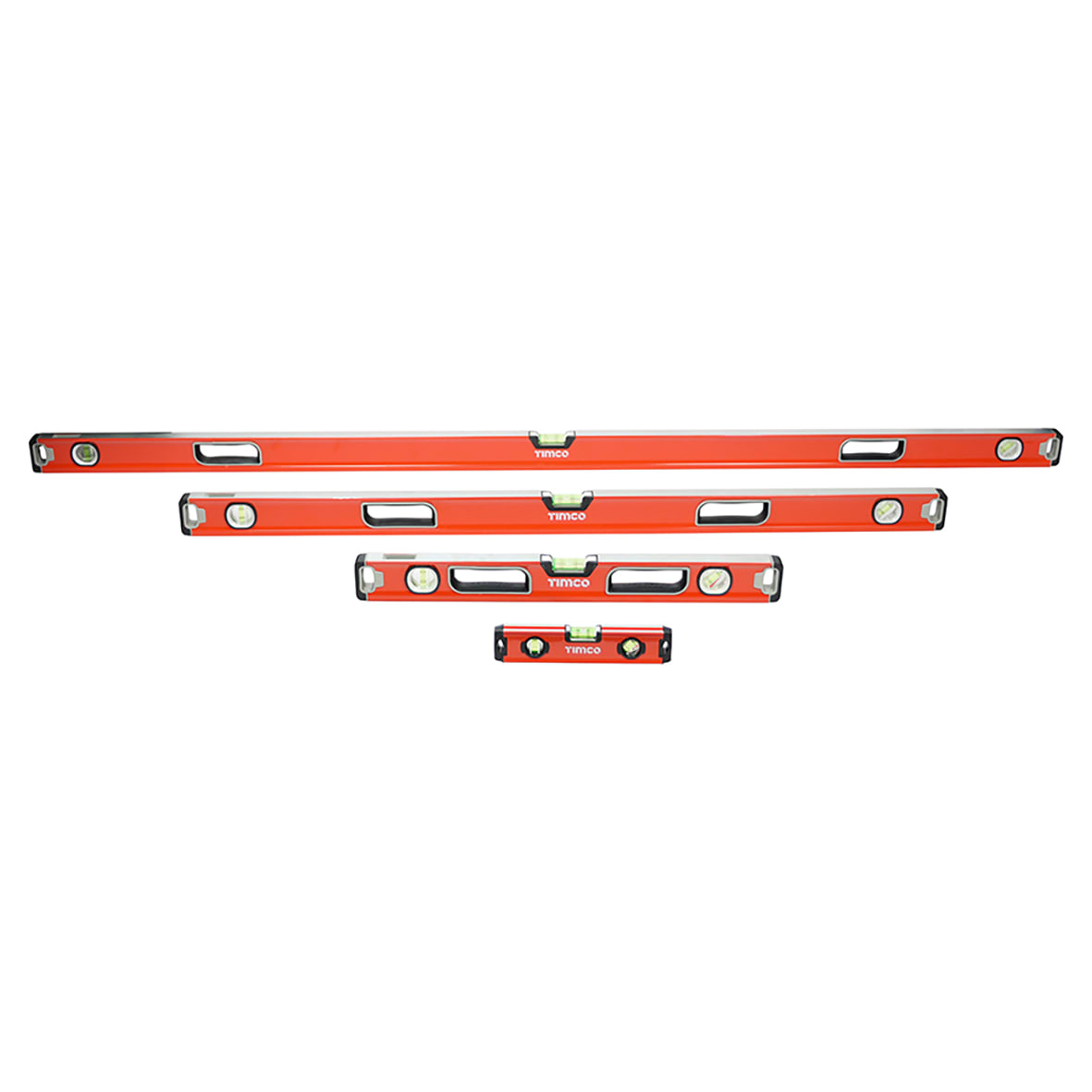 Pro Box Beam Spirit Level - Magnetic - Aluminium - Pack of 4